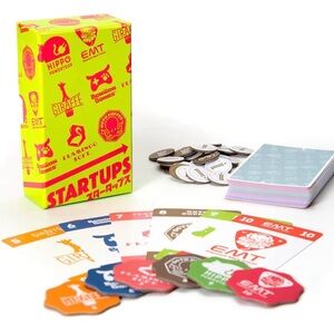 Startups Board Game - Bidding Game